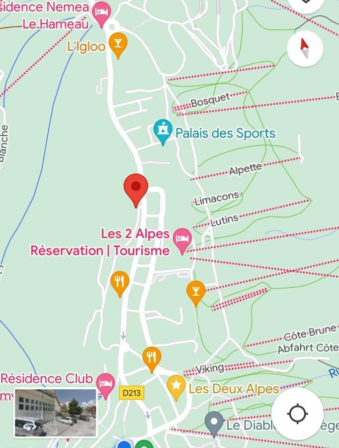 Ferienwohnung L'Ourson Les Deux Alpes Exterior foto